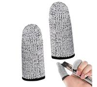 Gants de protection du bout des doigts : chasses à doigts résistantes à la coupe, 2 protections respirantes pour les mains | Protection de sécurité et de travail pour cuisine, jardinage, sculpture