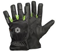 Gants de protection en cuir synthétique, doublé hiver TEGERA Noir Taille 9