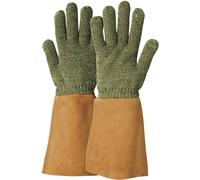 Gants de protection KCL 954-9 Para-aramide, carbone, coton, cuir EN 388 RISQUES