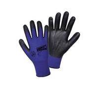 Leipold-Doehle Gants de protection 1165-9 100% nylon, revêtement nitrile EN 388 4121 Taille 9 (L)