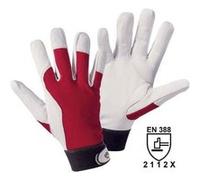 Gants de protection L+D Griffy 1706-11 Cuir souple avec revers de main en Interlock rouge EN 388 RISQUES MECANIQUES 2112 Taille 11 (XXL) Rouge G