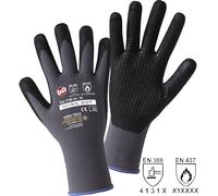 Gants de protection Leipold Doehle 1166-11 100% nylon avec revêtement en mousse nitrile avec picots EN 388 RISQUES MECANIQUES 4121 Taille 11 (XXL)