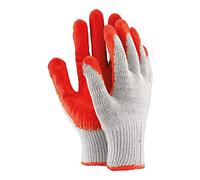 Gants de protection Ogrifox OX-Uniwamp_C, Ox.11.121 uniwamp, blanc-rouge, 9 tailles, lot de 10