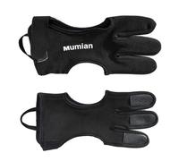 Gants de protection pour tir à l'arc - Ensemble de languettes à 3 doigts respirantes avec coussinets antidérapants - Équipement de protection des mains durable pour adolescents et adultes - Accessoire