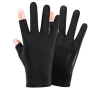 Gants De Protection Solaire - Gants pour Écran Tactile sans Doigts en Soie Glacée avec Un Design Respirant Anti-Transpiration, Housse De Protection Contre Les UV pour Les Activités De Plein Air Et Le