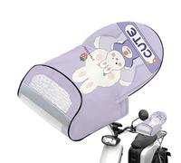 Gants de protection solaire - Manchons de guidon de moto - Couverture imperméable et coupe-vent - Protection des mains pour moto, quad, motoneige