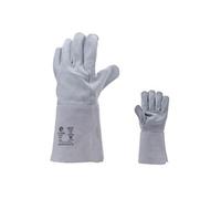 Gants de protection soudeur croûte vachette manchette 15cm gris T10 - MO2514