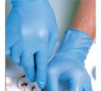 Gants de protection souples - Nitrile non poudré - Boite de 100 ex