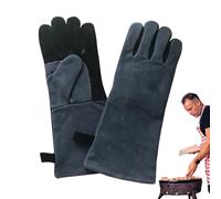 Gants De Protection Thermique Pour Barbecue,Moufles Ignifuges Multifonction 1 Paire | Gants De Four Avec Protection Thermique | Pour Plage Arrière-Cour Four À Micro-Ondes Cuisson Père Chefs Mari Petit