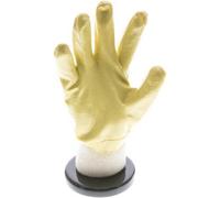 Gants de Protection Tricotés Enduits de Nitrile Résistants à l'Huile Risque Moyen Taille 10 [10 pièces]