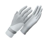 Gants de protection UV en soie glacée 21 x 8,5 cm, légers et respirants, protection solaire pour les mains, manchons de bras de refroidissement antidérapants pour écran tactile, pour la conduite, le c