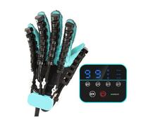 Gants De Réadaptation Pneumatiques Robotisés,rétablissement De La Flexibilité Physique De Main Et De Doigt, Pour Les Patients Atteints D'hémiplégie(Left,Large)