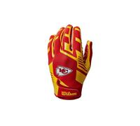 Wilson Gants NFL Stretch Fit Junior – Kansas City Chiefs – Rouge/Jaune