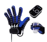 Gants de rééducation robot pour la récupération de la main, réglage de la force et fonction mémoire pour accident vasculaire cérébral et arthrite, utilisation main gauche
