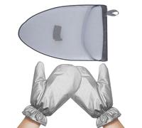 Gants de repassage à vapeur - Polyester 9,84 Pouces | Anti-vapeur avec planche à repasser | Gants de cuisson à la vapeur portables résistants à la chaleur pour les mains lors du repassage