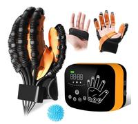 Gants De Robot De Rééducation - Appareil D'entraînement Électrique Des Doigts Pour La Récupération Des Accidents Vasculaires Cérébraux, Gants De Thérapie Des Mains(Right,X-Large)