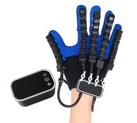 Gants De Robot De Rééducation, Arthrite D'avc Hémiplégique, Entraîneur De Rééducation Des Doigts De La Main Gauche Et Droite,Soulage La Raideur De La Main(Left,Large)