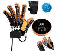 Gants De Robot De Rééducation, Orthèse De Doigt, Arthrite D'avc Hémiplégique, Entraîneur De Rééducation Des Doigts De La Main Gauche Et Droite, Soulage La Raideur De La Main(Size:M,Color:Gaucher)