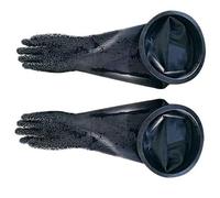 Gants de sable Ceinture en caoutchouc épaissine résistante à l'usure Granular Grunge Rinonds de sable gants Gants 8-inch rubber ring + one pair of granular gloves (diameter 200mm) Sandblasting gloves