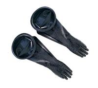 Gants de sable gants en caoutchouc pour les travaux de sécurité protecteurs de sable 6-inch rubber ring + one pair of granular gloves (diameter 200mm) Sandblasting gloves