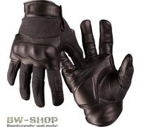 Mil Tec Gants tactiques Tactical – Cuir/Kevlar Noir Mixte