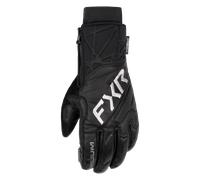 Gants de Ski en Cuir FXR Helium Poignet Court 26 NoirL Noir
