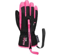 Gants de ski enfant Reusch Ben - black/knockout pink - 5/6 ans