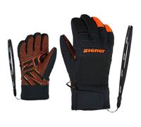 Ziener Primaloft LANUS AS 801983 Gants de Ski pour Enfant Imperméable Respirant Tendance Orange Vif 6