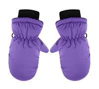 Gants de Ski Enfants, Gants Chaud Hiver Moufles Coupe-Vent Respirant Snowboard pour Vélo Équitation Patinage Garçons Filles 3-8 Ans
