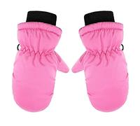 Gants de Ski Enfants, Moufles de Ski Fille Garçon Gants Chaud Hiver Moufles Coupe-Vent Respirant Snowboard pour Vélo Équitation Patinage Garçons Filles 2-6 Ans
