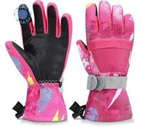 Gants de Ski, Gants de Neige Les Plus Chauds, imperméables et Respirants pour Temps Froid, conviennent Aussi Bien aux Hommes qu'aux Femmes, pour l'extérieur Parent-Enfant