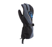 Gants de Ski Klim Klimate Gauntlet Asphalte/Bleu électrique limonadeL Asphalte,Bleu électrique limonade