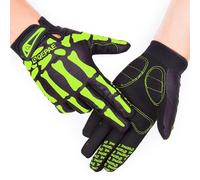 Gants de ski pour adultes - Pour homme et femme - Pour temps froid - Snowboard - Cyclisme sur route - Avec motif squelette - Gants d'hiver coupe-vent - Gants d'hiver tactiles