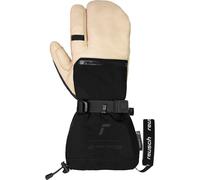 Reusch Duality R-Wool Lobster Gants de Ski Unisexe à 3 Doigts - Gants d'hiver Chauds, Coupe-Vent et imperméables avec Laine, Isolation R-LOFT et dragonne pour Homme et Femme