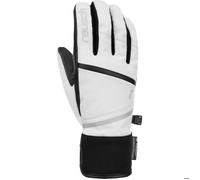 Reusch Tessa Stormbloxx Membrane imperméable et coupe-vent pour femme Gants de ski respirants Gants de sport Gants de neige Gants d'hiver 6,5 Blanc/noir