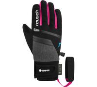 Gants de ski REUSCH Travis GORE-TEX (black / black melange / pink glow) Junior 6 5