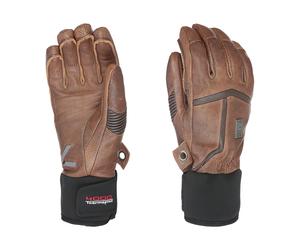 Gants De Ski/snow Level Off Piste Leather Brown Homme Marron 2026 taille 8.5