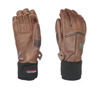 Level Off Piste Leather Gloves Marron L Homme