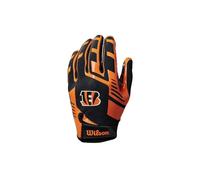Wilson AD NFL Stretch FIT Gloves, Noir/Orange