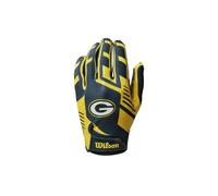 Wilson Gants AD NFL Stretch FIT Vert/Jaune