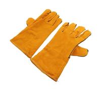 Gants de soudage confortables en cuir de vache pour une protection résistante à la chaleur pendant le soudage et l'utilisation d'outils