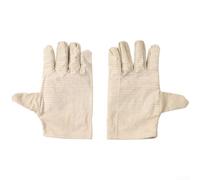 Gants de soudeur en toile double couche résistants à la chaleur