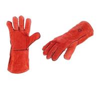 Gants de soudeur WELDER cousu avec fil Kevlar® rouge longueur 35cm - WELDER KEV Rouge