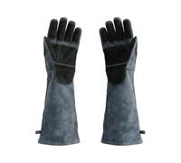 Gants de soudure 60 cm en cuir de vachette résistant à la chaleur pour | Cuir de vachette, résistant à l'abrasion, protection prolongée de l'avant-bras, prise en main sécurisée