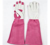 Gants de Soudure Longs pour Protection Avant-Bras | Manchettes extra-longues, protection poignets, avant-bras, contre brûlures soudure, rayures