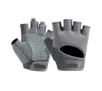 Gants De Sport Gants de cyclisme demi-doigt, antidérapants, respirants, résistants à l'usure, for Fitness en plein air, boxe, course à pied, unisexes Pour l'exercice et la forme physique(Gray,S)