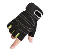 Gants De Sport Gants d'haltères for hommes et femmes, haltérophilie, musculation, entraînement, Sport, gymnastique, protection de poignet antidérapante Pour l'exercice et la forme physique(Black Green