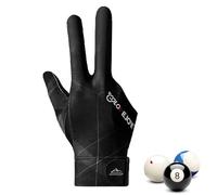 Gants de tir de queue de billard - Accessoire de billard - Protection de carambole - Matériau épissé confortable - Design universel, main gauche et droite - Parfait pour un entraînement facile et
