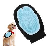 Gants de toilettage pour animaux de compagnie - 16,5x25 cm Gants de baignade à double usage humide et sèche | Épilation et peigne-manche pour animaux de compagnie | Mittage de toilettage en tissu
