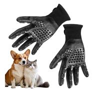 Gants de toilettage pour animaux de compagnie - de pinceau de deshedding doux | Brosse de shampooing de baignade pour chien | Dépôt de cheveux Mitt | Gants de lavage de chiens | Fournitures pour